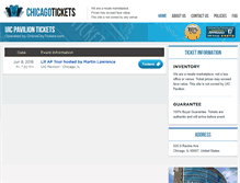 Tablet Screenshot of chicagopavilion.com
